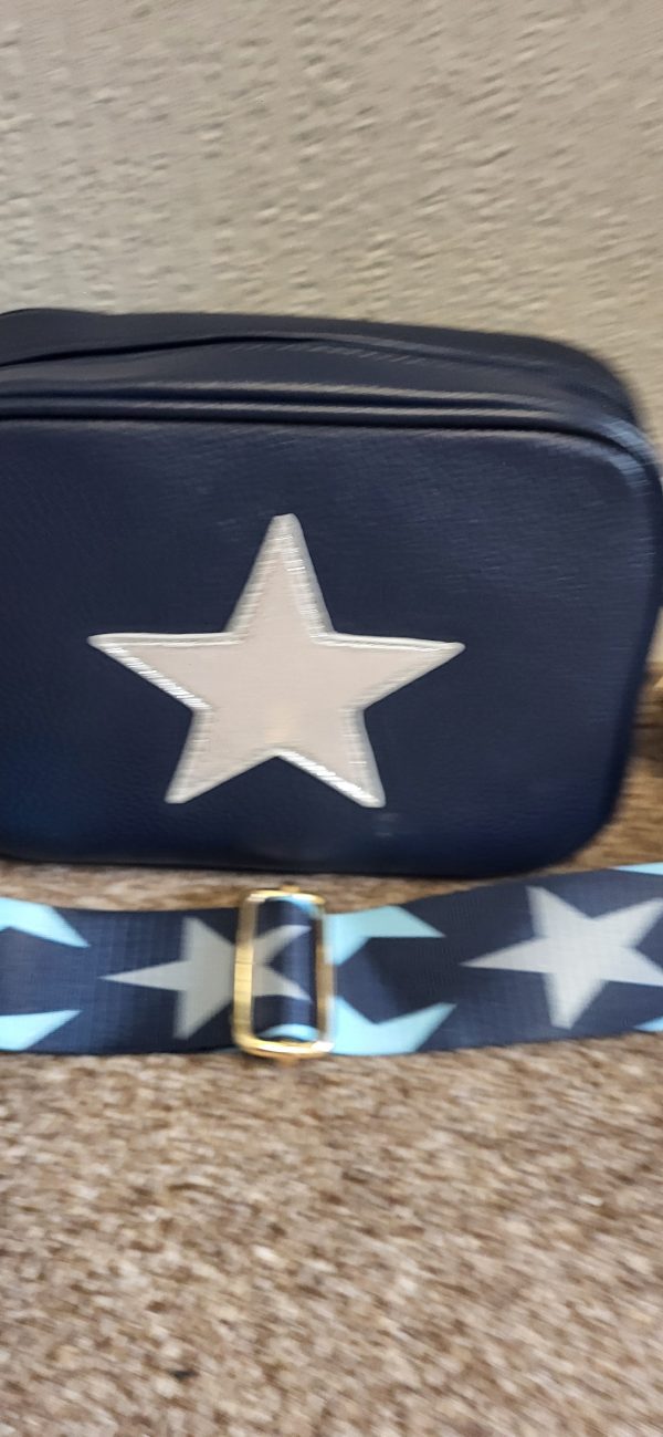 Navy Blue Star Crossbody Women’s Bag New - Image 3