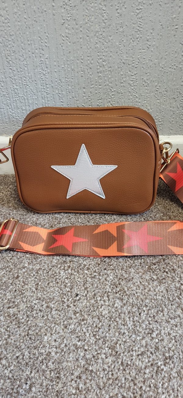 Brown Star Crossbody Women's Bag New - Image 2