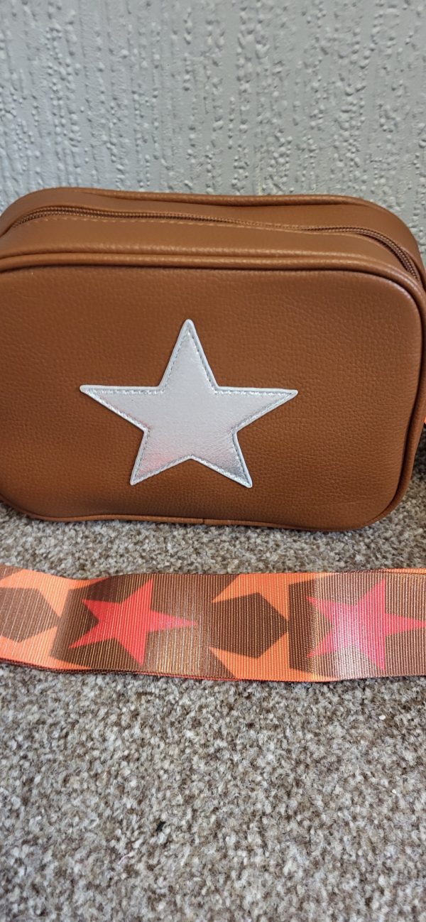 Brown Star Crossbody Women's Bag New - Image 3