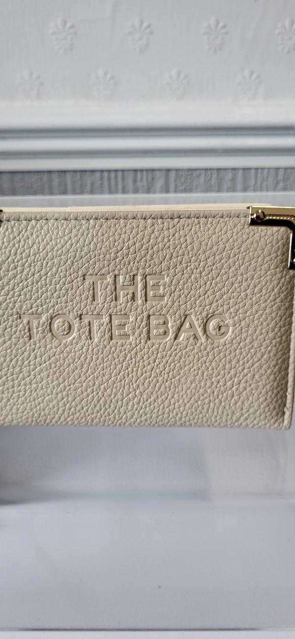 Beige tote purse - Image 3