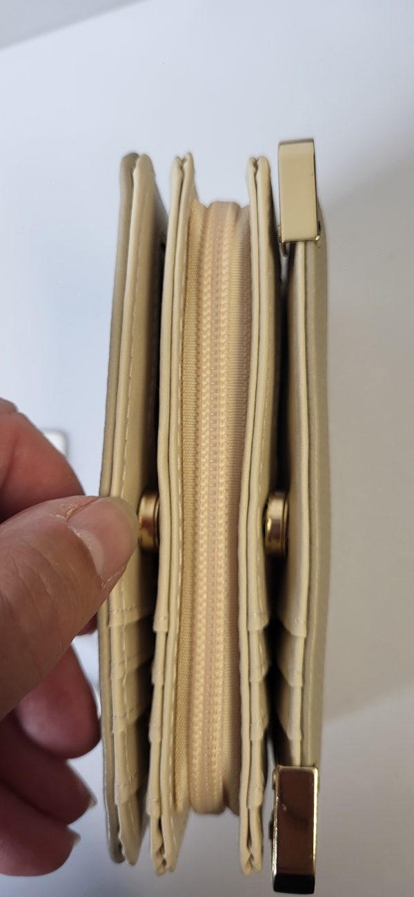Beige tote purse - Image 4