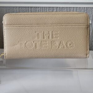 Beige Plain The Tote Bag Purse
