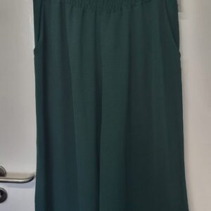 New Ladies Bottle Green Palazzo Wide Leg Trousers One size fits sizes 16 18 20 22 NON RETURNABLE