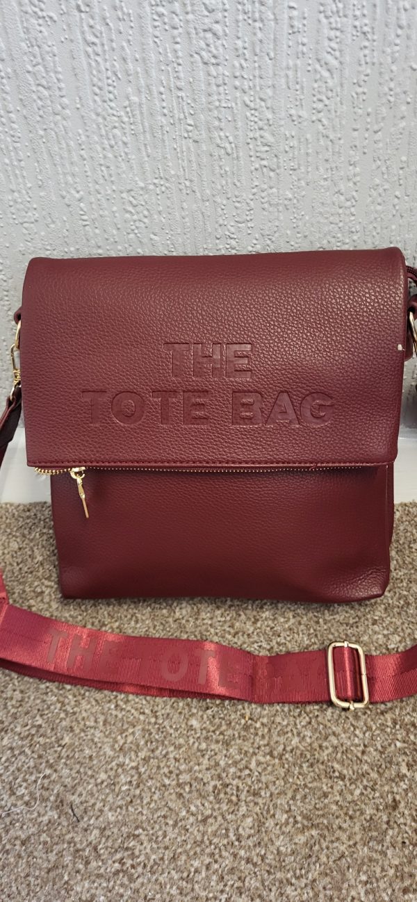 Wine Cross Body The Tote Bag - Image 3
