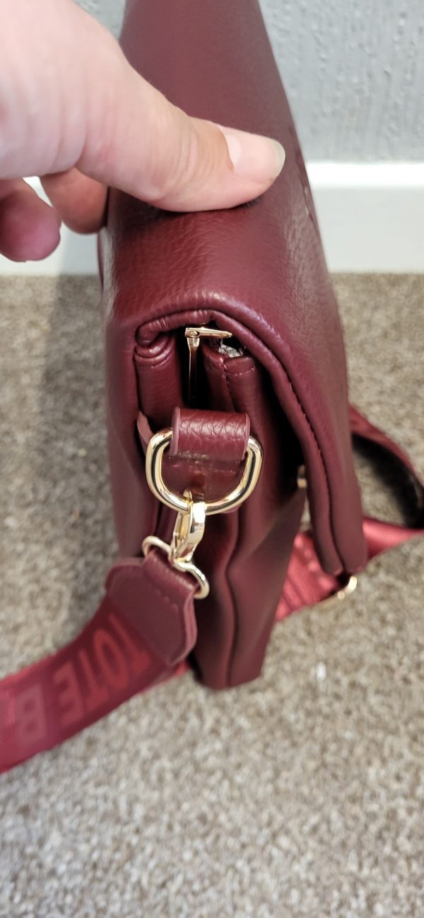 Wine Cross Body The Tote Bag - Image 5