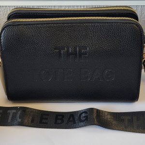 Black Triple Compartment Tote Bag New Ladies