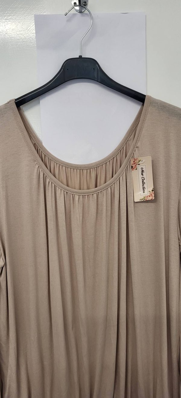 New Ladies Beige Long Sleeved One size fits sizes 16 18 20 22 Plus Size - Image 6