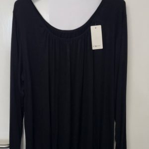 New Ladies Black Long Sleeved One size fits sizes 16 18 20 22 Plus Size