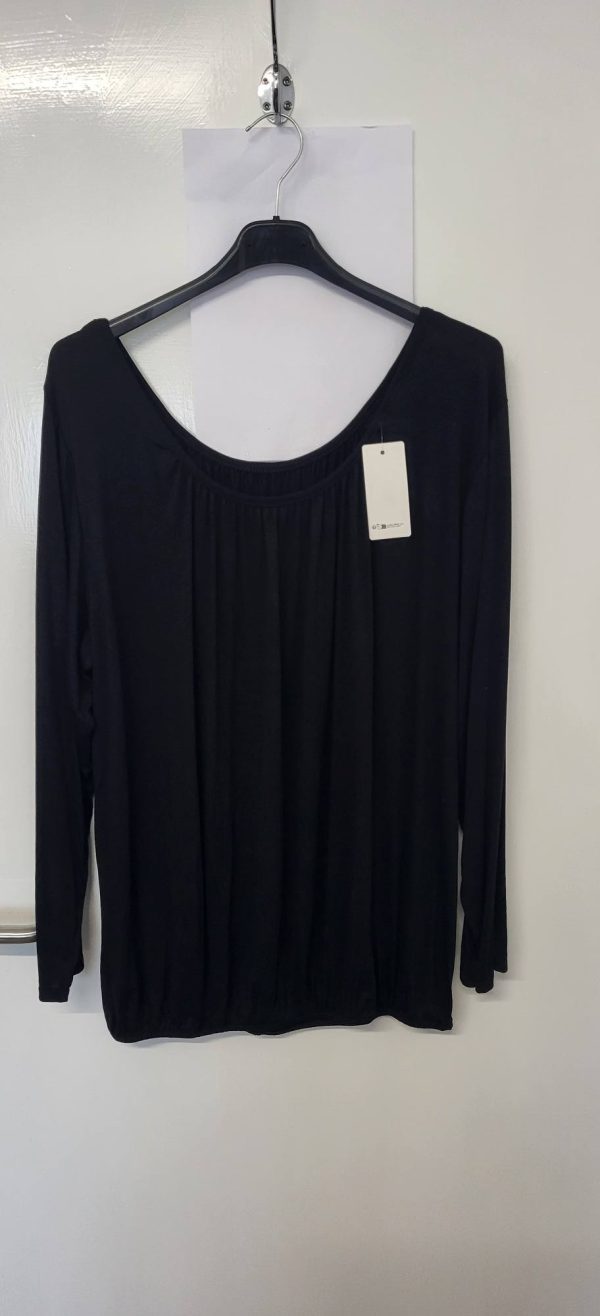 New Ladies Black Long Sleeved One size fits sizes 16 18 20 22 Plus Size - Image 2