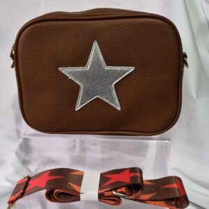 Brown Star Crossbody Women's Bag New