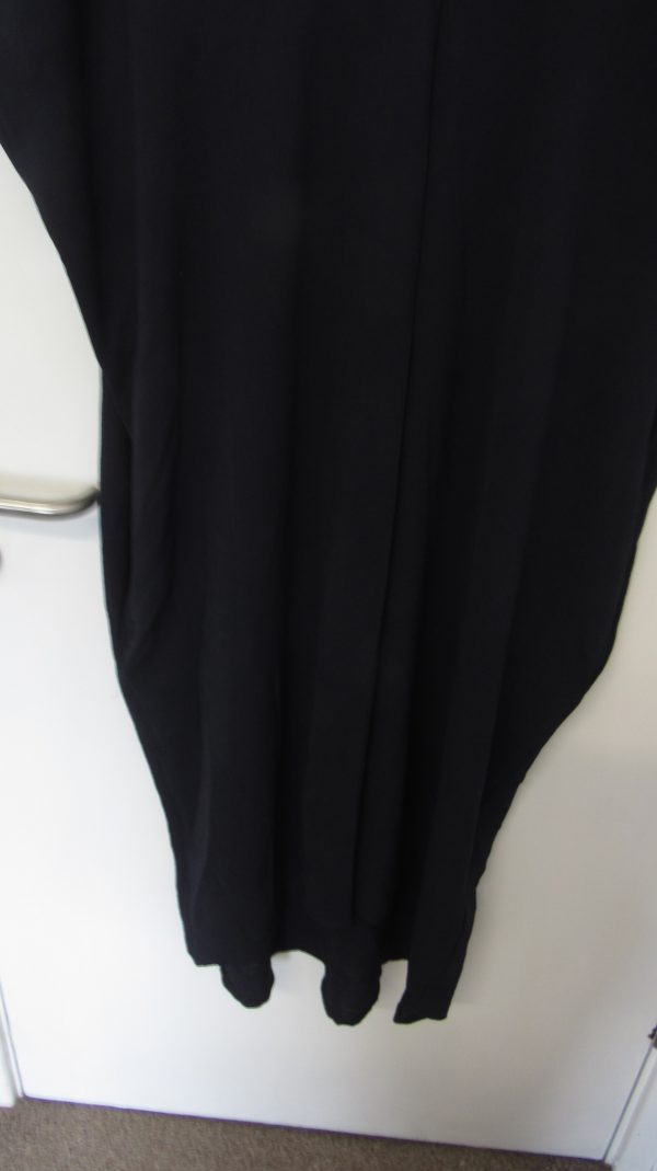 New Ladies V Neck Navy Blue Plain Pocket Dress One Size Fits sizes 18 20 22 - Image 5