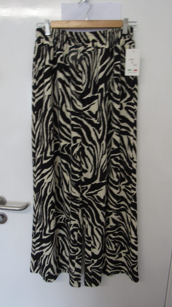 Zebra Print Wide Leg Trousers One size will fit sizes 18 20 22 - Image 4