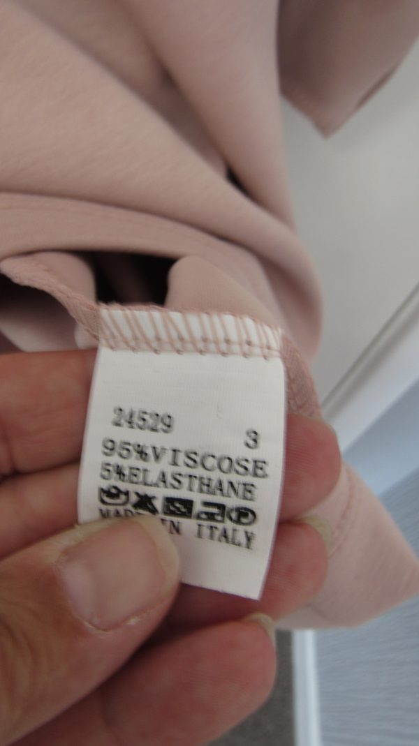 New Ladies Pale Pink Diamonte Detailing Top One Size fits sizes 18 20 22 - Image 6