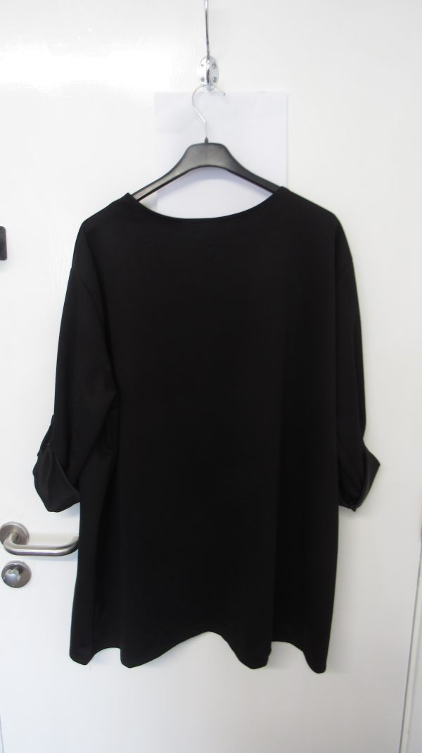 New Ladies Black Diamante Detailing Top One Size fits sizes 18 20 22 - Image 6