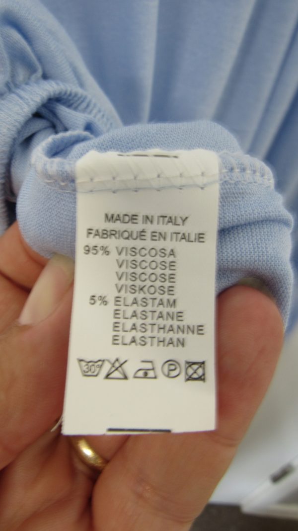 New Ladies Pale Blue Sleeveless Sun Top One size fits sizes 16 18 20 22 Plus Size - Image 5