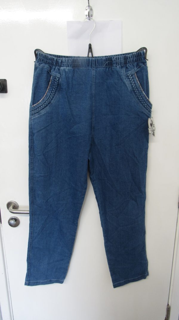 Cherry Berry Full Length Denim Blue Jeans T6 Size 18