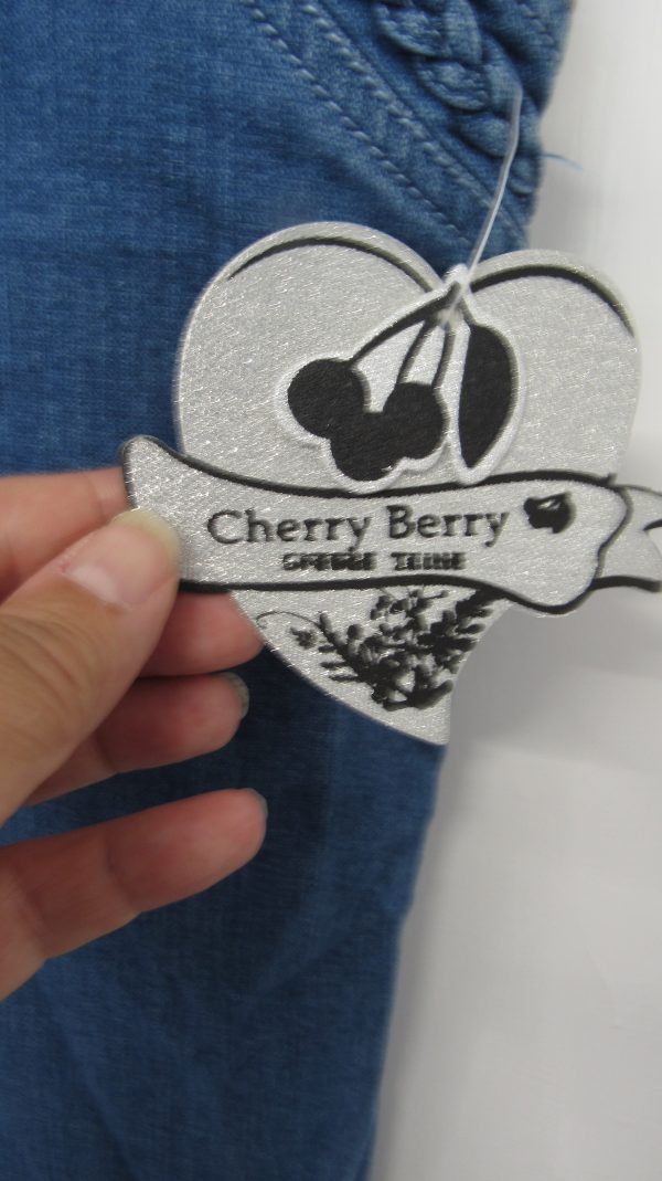 Cherry Berry Full Length Denim Blue Jeans T6 Size 18 - Image 4