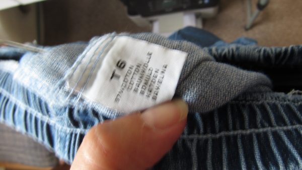 Cherry Berry Full Length Denim Blue Jeans T6 Size 18 - Image 7