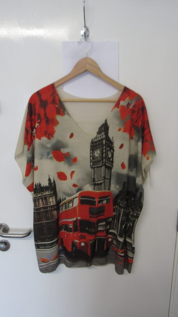 New Ladies Big Ben V Neck Lightweight Jumper Top One Size fits sizes 18 20 22