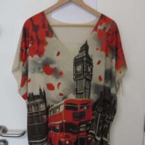 New Ladies Big Ben V Neck Lightweight Jumper Top One Size fits sizes 18 20 22