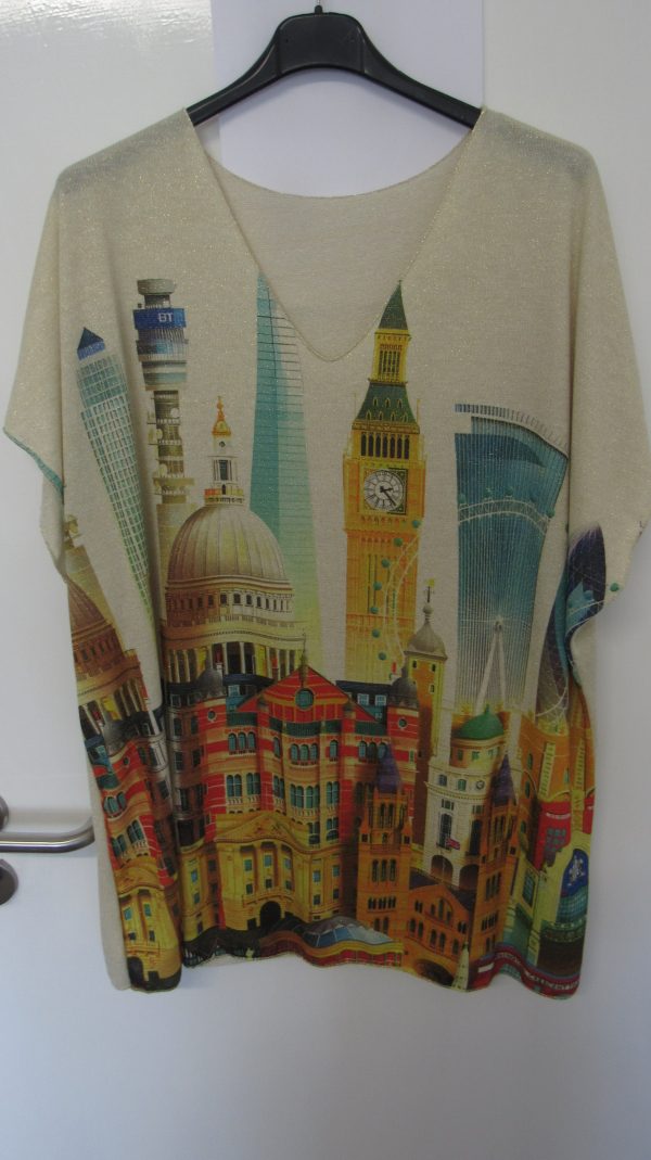 New Ladies Big Ben Yellow V Neck Lightweight Jumper Top One Size fits sizes 18 20 22 - Image 2