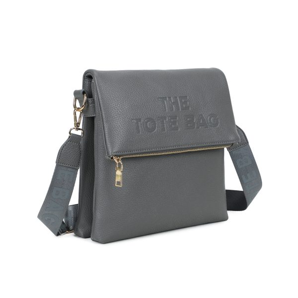 Grey Crossbody The Tote Bag