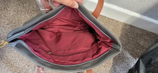 Grey Women's Shoulder Bag New - Image 5