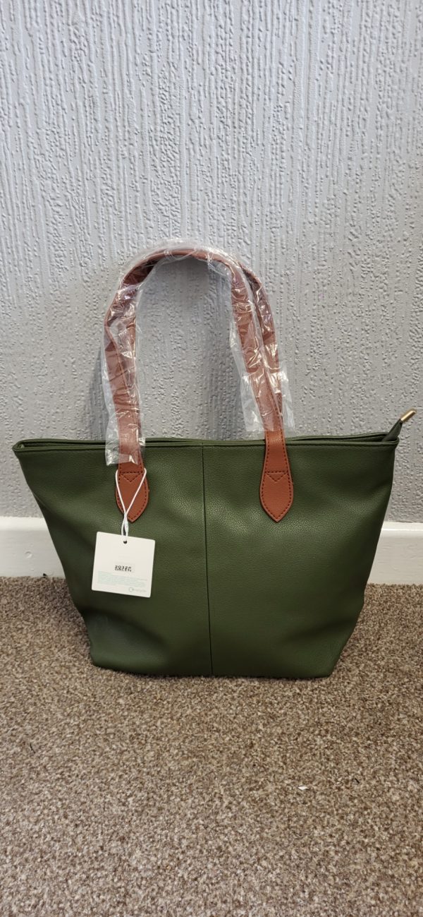 Khaki Green Women's Shoulder Bag New - Image 3