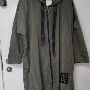 New Ladies Khaki Green Hope Plus Size Mac One size fits sizes 18 20 22