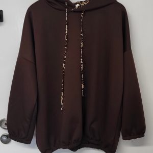 New Brown Hooded Top One Size fits sizes 18 20 22 NON RETURNABLE