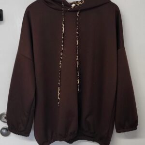 New Brown Hooded Top One Size fits sizes 18 20 22 NON RETURNABLE