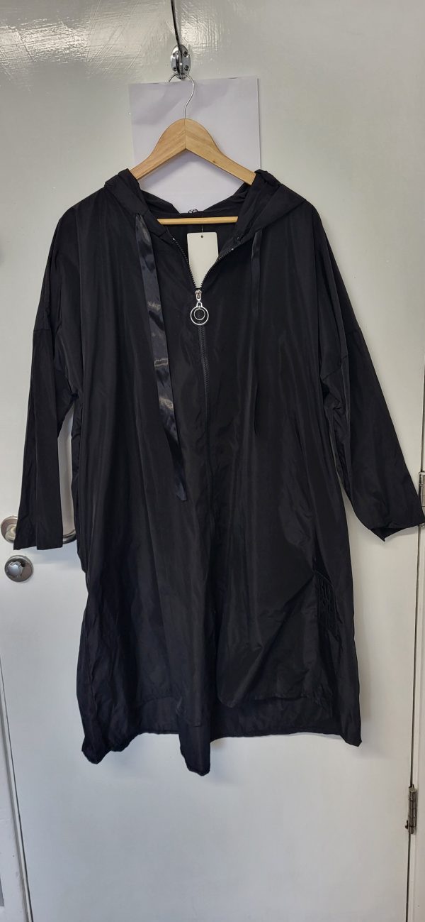 New Ladies Black Hope Plus Size Mac One size fits sizes 18 20 22