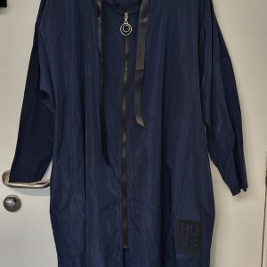 New Ladies Navy Blue Hope Plus Size Mac One size fits sizes 18 20 22