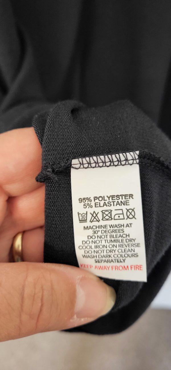 New Ladies Black Soft Jumper One Size fits sizes 18 20 22 24 - Image 3