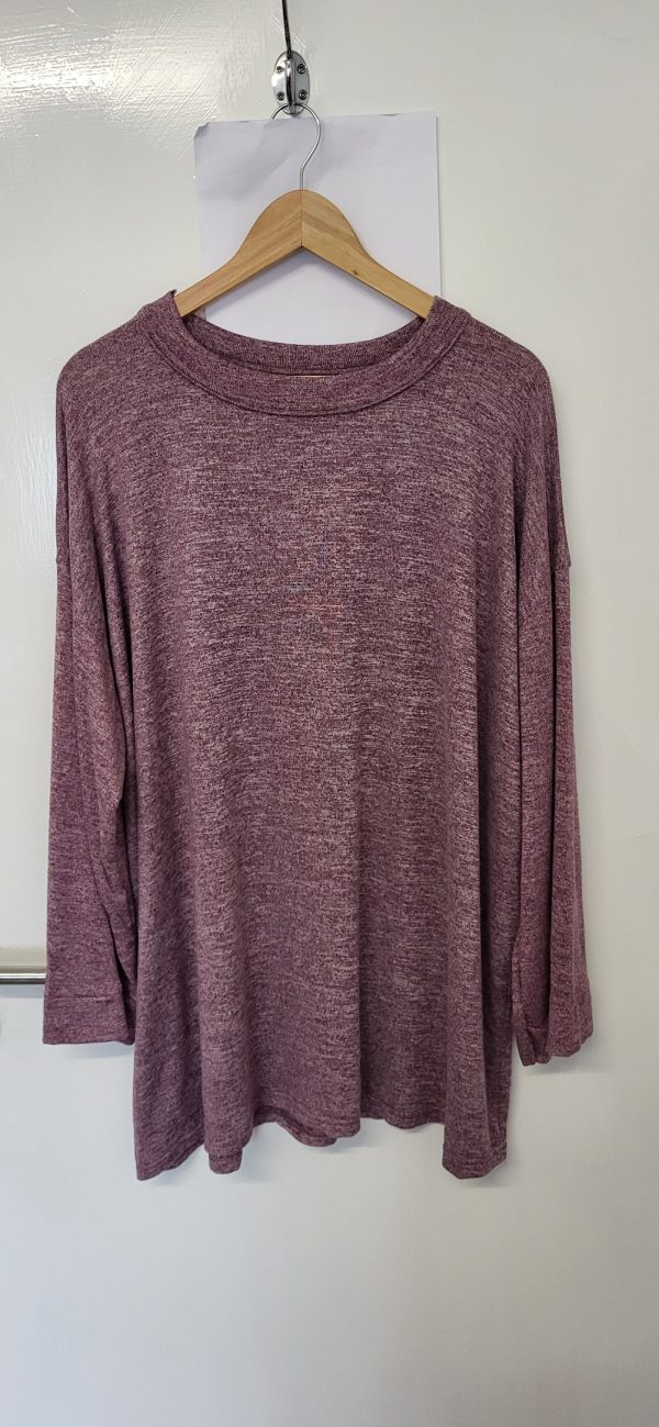 New Ladies Pink Soft Jumper One Size fits sizes 18 20 22 24