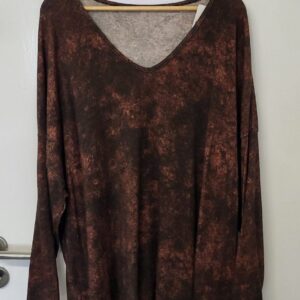 New Brown Pattern Soft Jumper One Size fits sizes 18 20 22 24