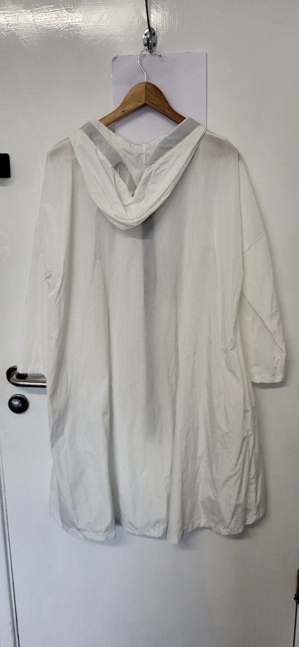 New Ladies Winter White Hope Plus Size Mac One size fits sizes 18 20 22 - Image 5