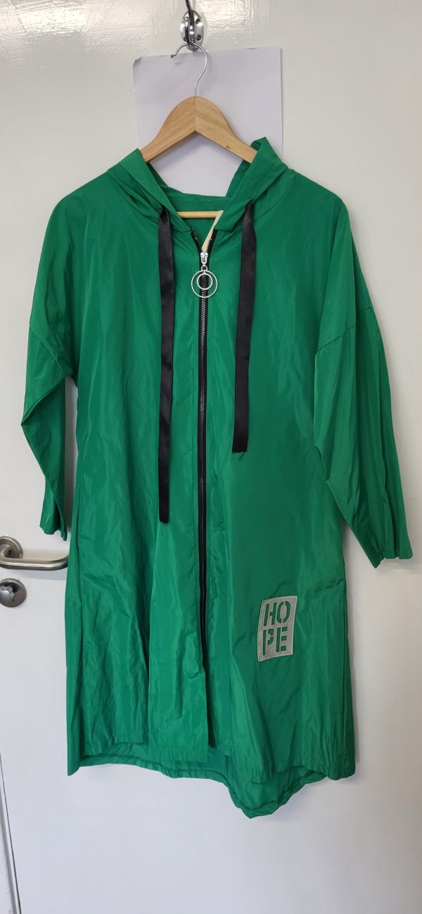 New Ladies Green Hope Plus Size Mac One size fits sizes 10 12 14 16 - Image 3