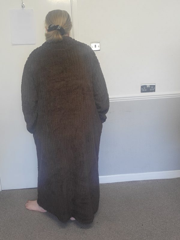 New Soft Brown Bunny Dressing Gown One Size fits sizes 18 20 22 24 - Image 9