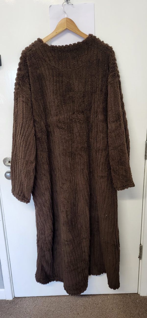 New Soft Brown Bunny Dressing Gown One Size fits sizes 18 20 22 24 - Image 6