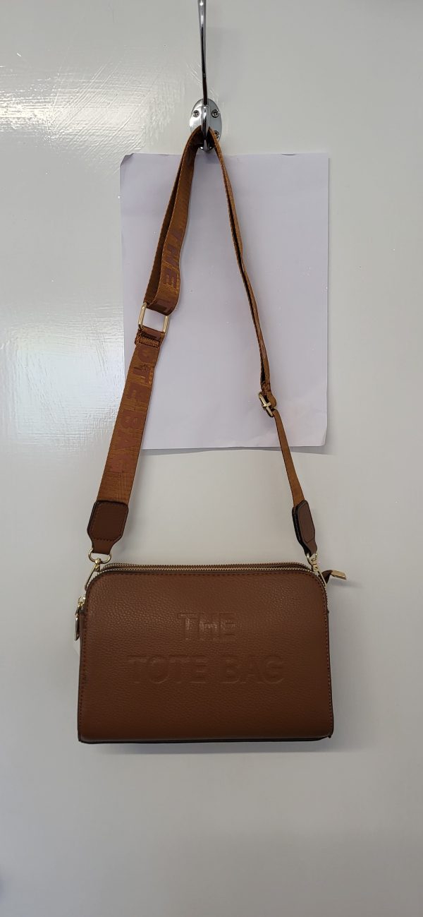 Brown Triple Compartment Tote Bag New Ladies - Image 6