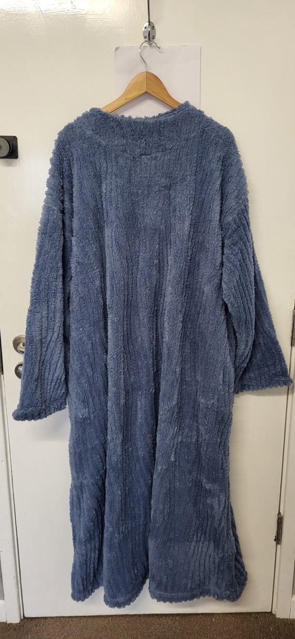 New Soft Denim Blue Bunny Dressing Gown One Size fits sizes 18 20 22 24 - Image 6