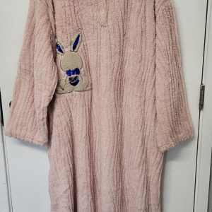 New Soft Pale Pink Bunny Dressing Gown One Size fits sizes 18 20 22 24