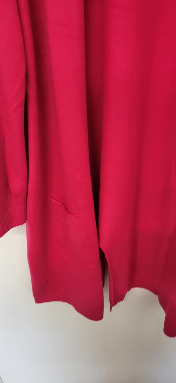 New Ladies Pink Soft Cardigan One Size fits sizes 16 18 20 22 - Image 3