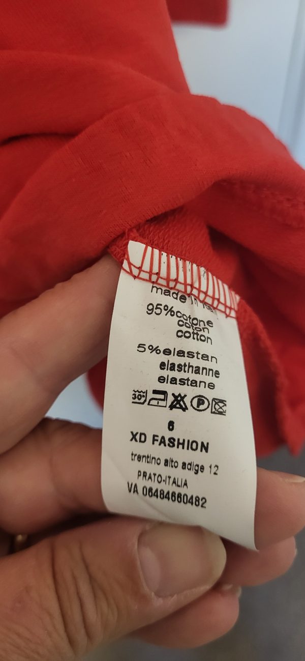 NEW Ladies Red Be Kind Hooded Top One size fits sizes 18 20 22 - Image 5