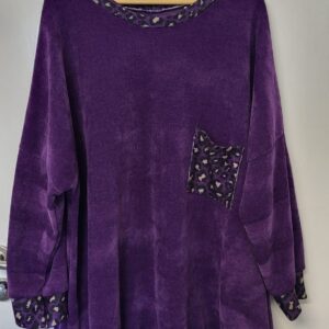 New Ladies Purple Soft Jumper One Size fits sizes 18 20 22 24