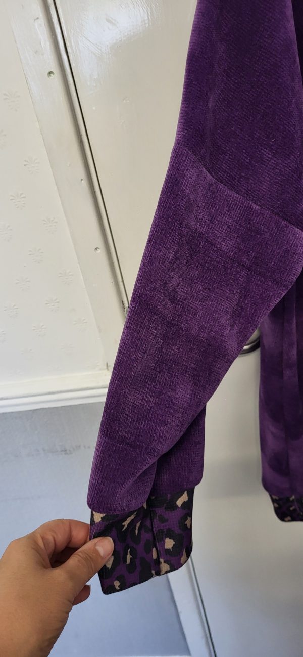 New Ladies Purple Soft Jumper One Size fits sizes 18 20 22 24 - Image 5