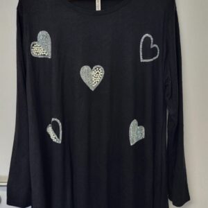 New Black Sparkle Jumper One Size fits sizes 18 20 22 24