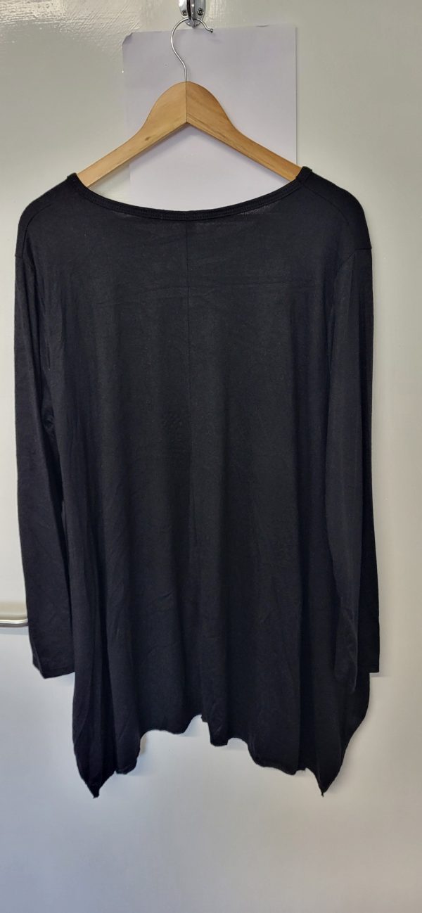 New Black Sparkle Jumper One Size fits sizes 18 20 22 24 - Image 6