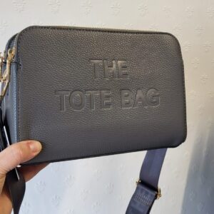 Grey Triple Compartment Tote Bag New Ladies